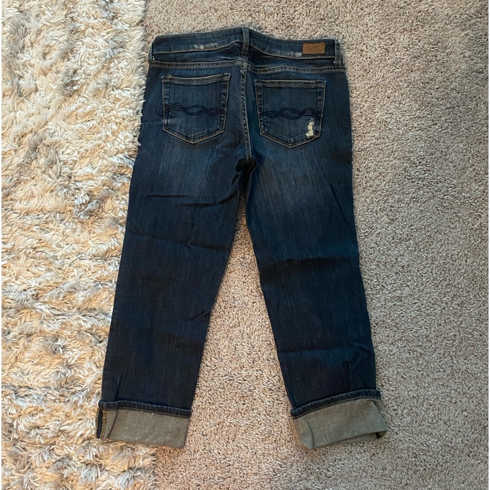 Charlotte Russe dark Jean capris - refuge - Picture 4 of 4